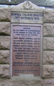 Bowhill Colliery Disaster